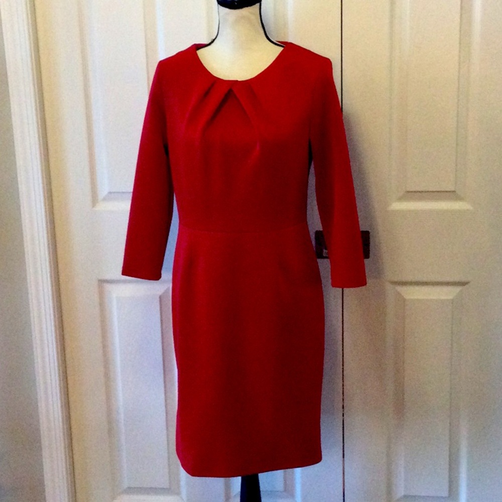 Vintage Emploi New York red dress